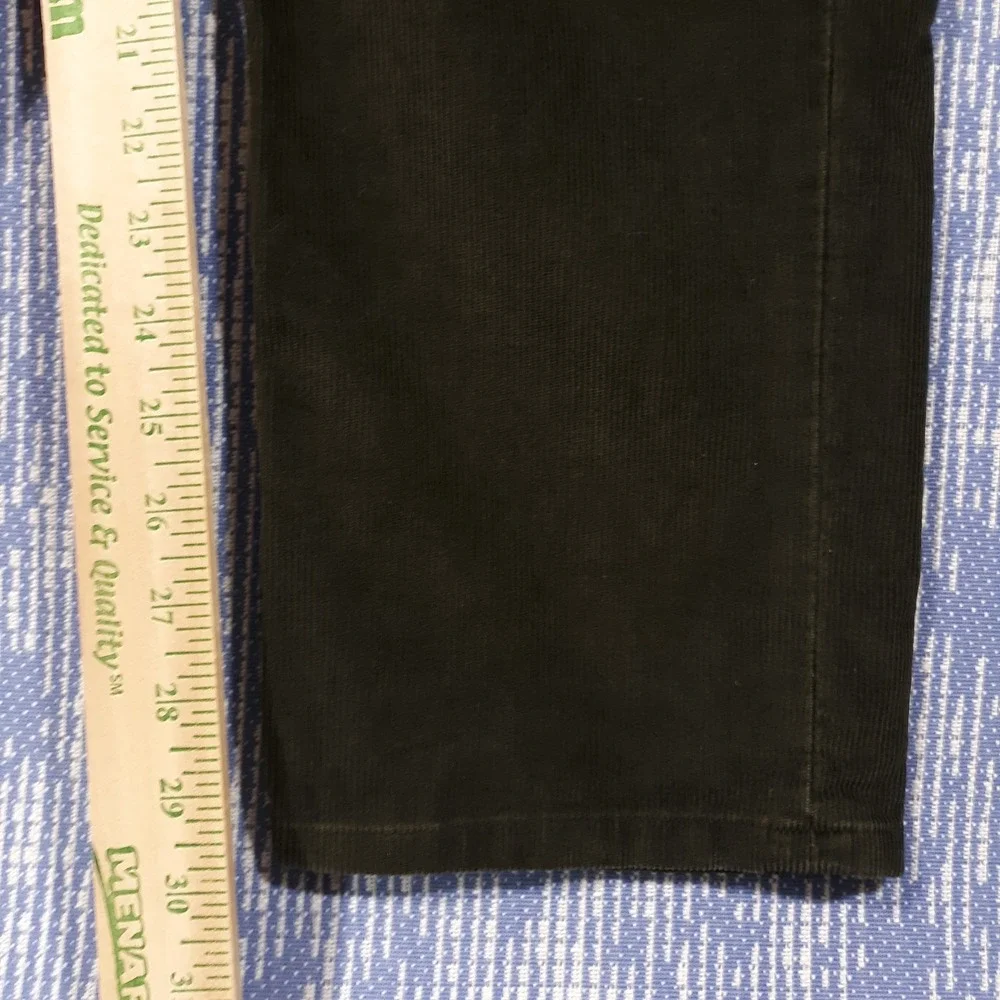 Brooks Brothers Corduroy Pants Mens Size 33 x 30 Dark Green Cotton Straight
